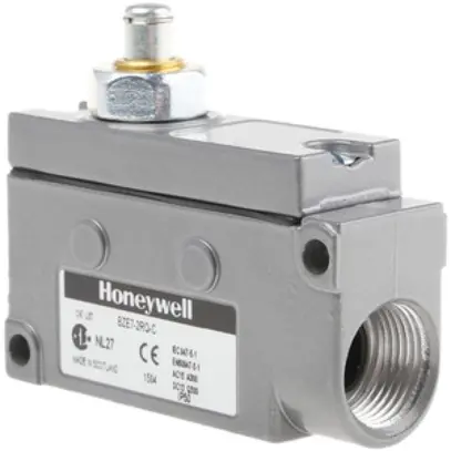 Interrupteur fin de course Honeywell BZE7-2RQ-C bouton 1C, gris 