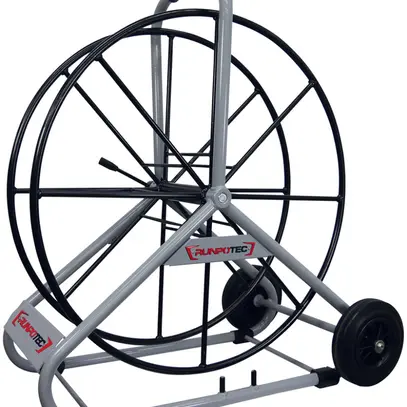 Dévidoir roulant Runpotec pour câble de traction Ø770×192mm 