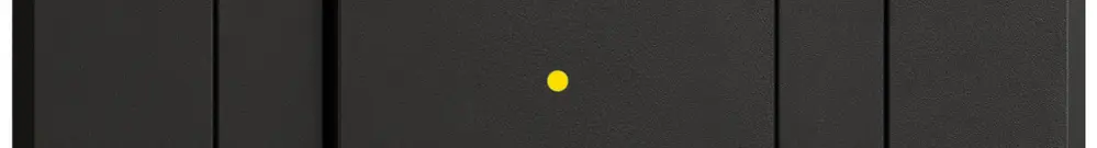 Tasto a pulsante INC EDIZIO.liv SNAPFIX® ARK/1P illuminazione frontale giallo ne 