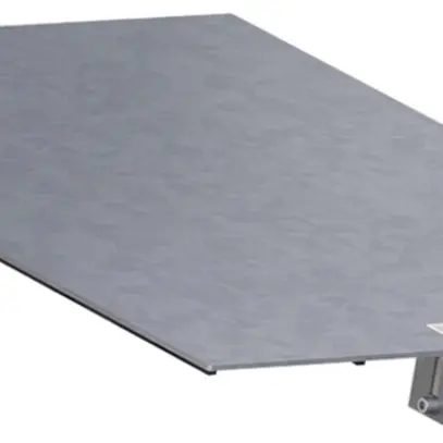 Coperchio tehalit BKG superiore con uscita per canale a pavimento 400×500×3mm 