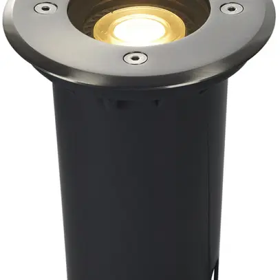 Luminaire de sol INC SLV SOLASTO, GU10 6W rond IP67 acier fin 