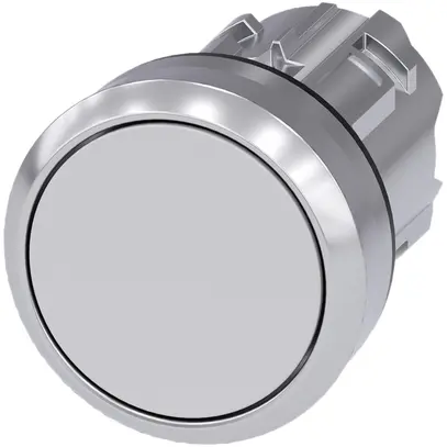 Contatto pulsante Siemens SIRIUS ACT supporto 1Ch bianco metallo lucido 