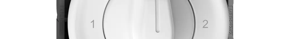 Interrupteur rotatif STANDARDdue poign.invers.1P 90° 1-0-2 p=40mm bc 