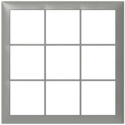 Telaio di copertura SIDUS 3×3 grigio chiaro 