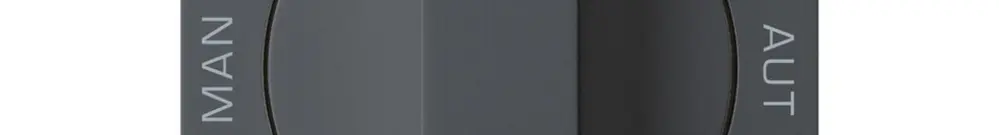 Kit frontal pour interrupteur rotatif S2 60×60 kallysto 0-Man-0-Aut.anthracite 