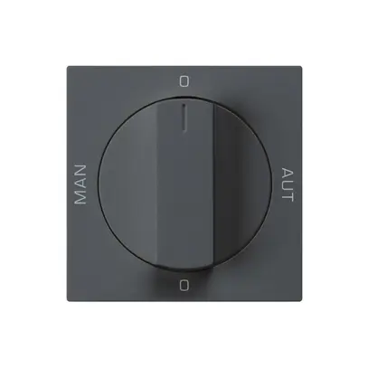Kit frontal pour interrupteur rotatif S2 60×60 kallysto 0-Man-0-Aut.anthracite 
