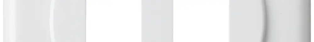 Kit frontal ENC G HMS basico pour 2 modules blanc 