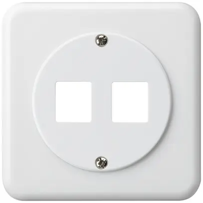 Kit frontal ENC G HMS basico pour 2 modules blanc 