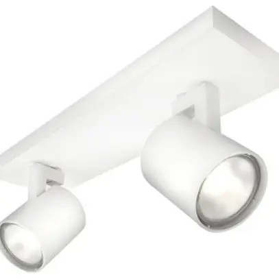 Spot Philips MYL Runner GU10 2×20W REG bianco 