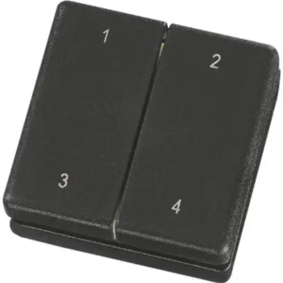 Telecomando mini RF Eltako nero 1…4, FMH4 
