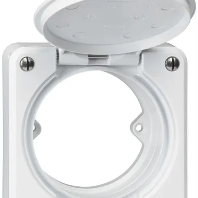 Oberteil robusto mit Klappdeckel 2-Punkt mit Adapterring weiss 