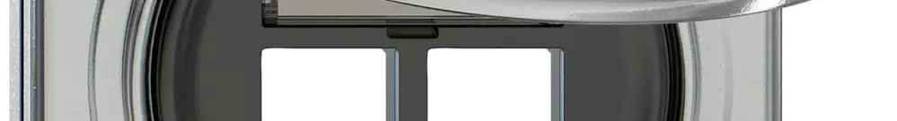 Kit di montaggio INC Feller ELEMENT SNAPFIX® EASYNET 2×diritto 87×91mm all 
