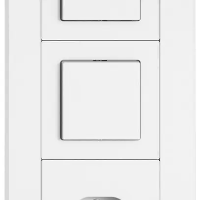 Combinazione INC EDIZIO.liv SNAPFIX® 3×1 216×96mm 2×schema 3/1L+1×T13 bianco 