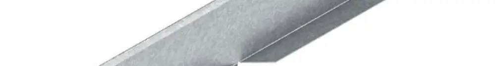 Pezzo di finitura Niedax per passacavi 60×300mm acciaio zincato a caldo 