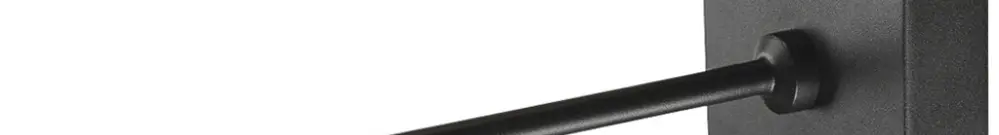 Support mural SLV FITU CRANE BASE acier 225×100×100mm noir 