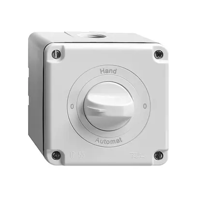 Interruttore rotativo NAP FH 16A commutatore 2/1L 0-Hand-0-Automat c.man.grc 