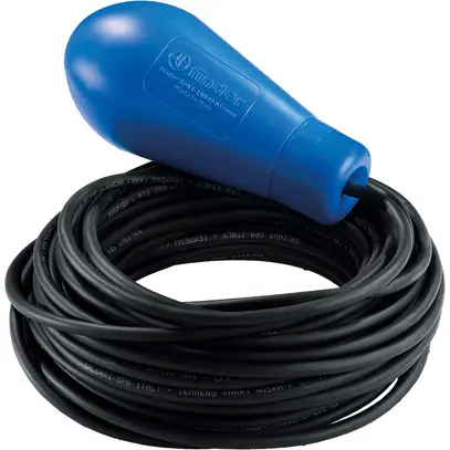 Interrupteur à flotteur Finder 72.B1, 1W 10A/250VAC, bleu, câble H05 RN-F 5m 