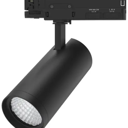 Spot LED DOTLUX SLIMtrack 29W 2670lm 927/932/940 36° AD3PH Ø75 noir 