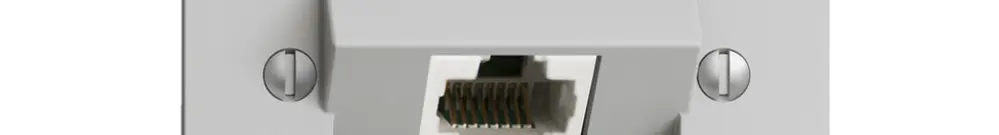 Presa INC 1×RJ45/u 8P ITplus EDIZIOdue grigio chiaro 