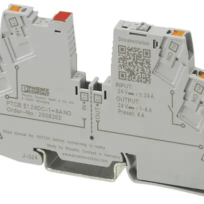Interruttore di protezione Phoenix Contact PTCB E1 24DC/1…8A NO 