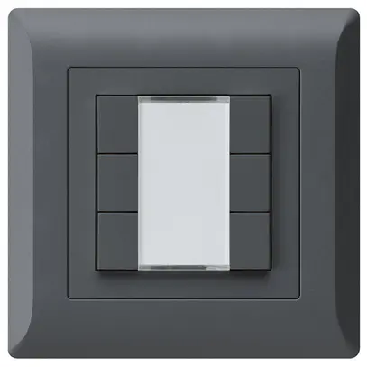 Poussoir ENC kallysto.line KNX 6×s/e-link anthracite 