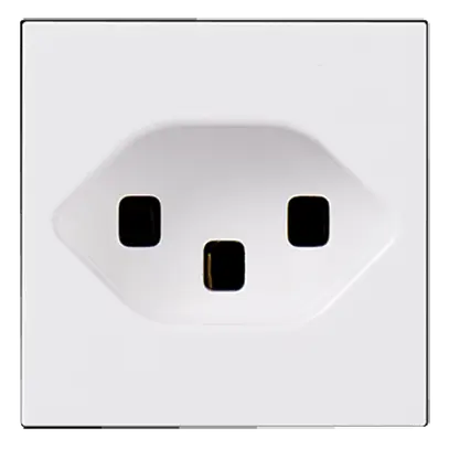 Presa INS ATO T23 bianco 2 moduli 
