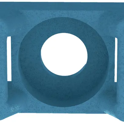 Base per fascette Panduit 16×10.7×7 M4 rilevabile dai metalli, antimicrobico 