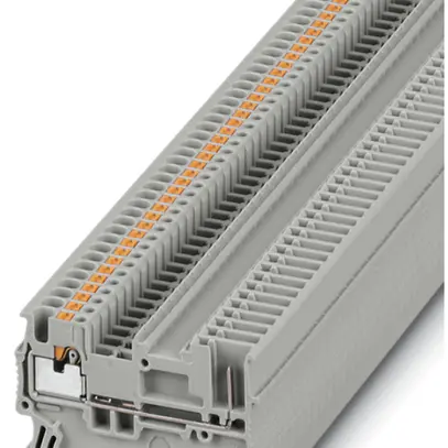 Morsetto pass.0.14…1.5mm² grigio connessione a innesto PT 1.5/S/1P 