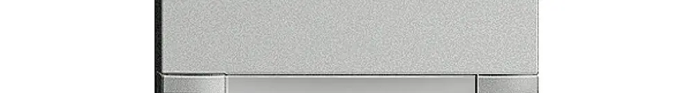 Touche 1/2 KNX/électron.a.LED+ pap.EDIZIOdue comm.2×silver 