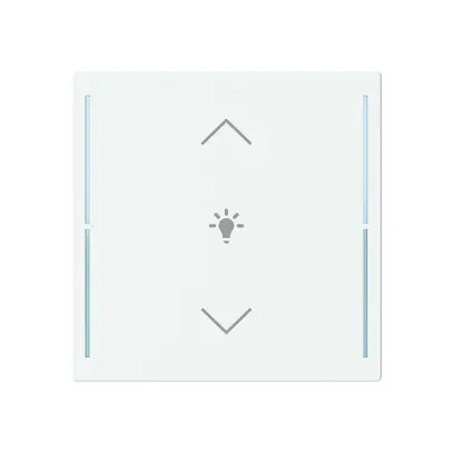 Copertura di pulsante ABB SIDUS touch 1-volta "bilico-variatore" bianco 