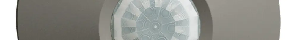 Rilevatore di presenza INC 360° 2 rel PIRI EDIZIOdue tondo, grigio scuro 