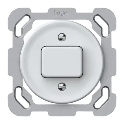Interruttore a pulsante INC origin sch 3 77×77mm bianco 