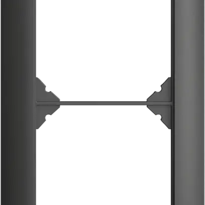 En-tête ENC EDIZIOdue SNAPFIX® 2×1 vertical 88×148mm gris foncé 