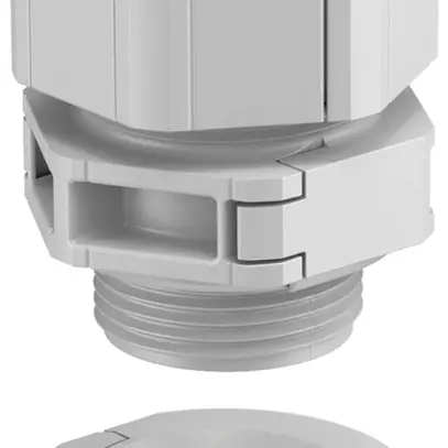Pressacavo Bettermann V-TEC TB32 separabile M32 chiuso IP67 grigio 