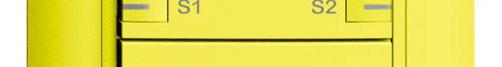 Poussoir ENC ZEP variateur univ.-scène1c/2t EDIZIOdue lemon 