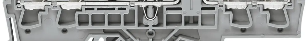 Borne WAGO TopJob-S 2.5mm² 4L gris série 2002 contours égaux 