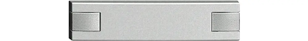 Tasto 1/4 KNX/elettronic.s.LED EDIZIOdue 2×comando simplice silver 