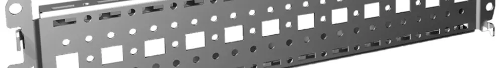 Montage-Chassis Rittal VX 8617.010 325×64×18mm Schiene grau 4Stk 