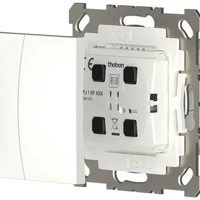 Poussoir RF ENC Theben PJ 1 RF KNX avec actionneur-commutateur 