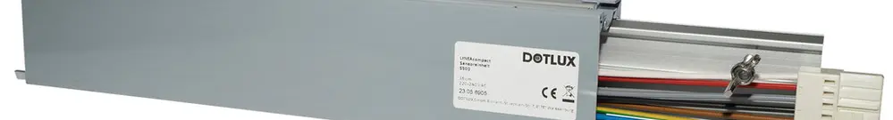 Rilevatore di movimento INS DOTLUX LINEAcompact IP54 PIR argento 