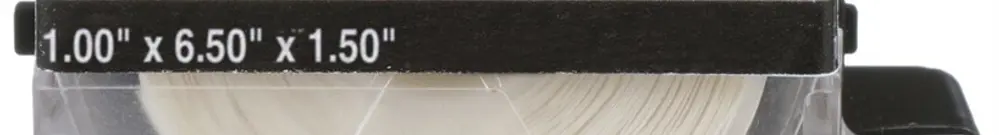 Cassette d'étiquettes Panduit MP, auto-laminant, 25.4×165.1mm clair/blanc 