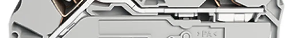 Durchgangsklemme WAGO TopJob-S 16mm² 2L grau Serie 2116 