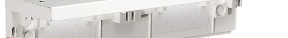 Ober-/Unterteil-Set Hager univers 2F für AP-Rahmen IP30 SK I 500×160mm 2 Stk 