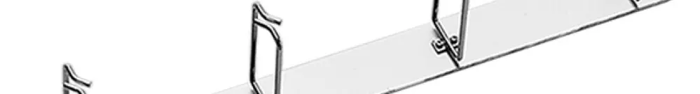 Pannello di rinvio 19" Minkels 1UA 4 anelli con 43×88mm 
