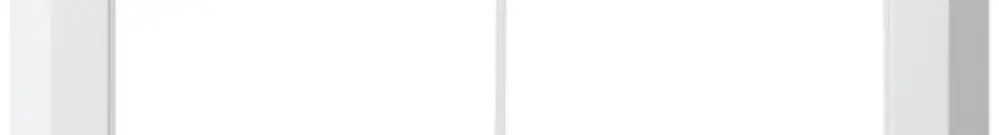 Telaio di copertura INC kallysto.line 3×2 bianco 152×212mm 