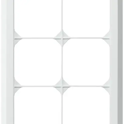 Cadre de recouvrement ENC kallysto.line 3×2 blanc 152×212mm 