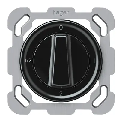 Interruttore rotativo INC origin comm.serie 1/1L 16A 250V 0-1-2-1+2 77×77mm ne 