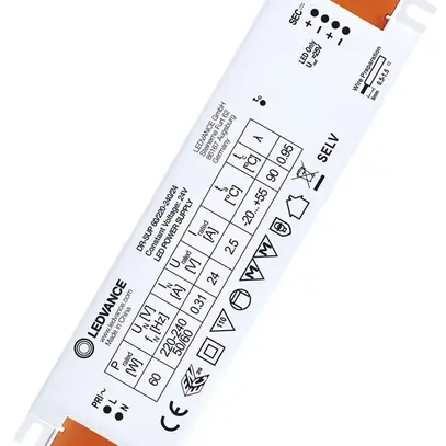 Convertitore LED LDV SUPERIOR, 60W 198×43×30mm 