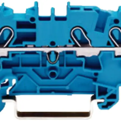 Borne de passage WAGO TopJob-S 4mm² 3L bleu série 2004 