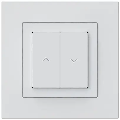 Pulsante per tapparelle KNX INC Hager BA kallysto.pro C doppio 94×94mm bianco 